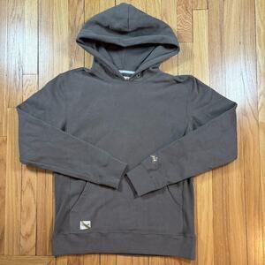 Tracksmith Men's Size Medium Trackhouse Hoodie Hooded Sweatshirt Brown